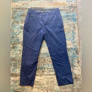 Women's navy blue dress pants from Banana Republic